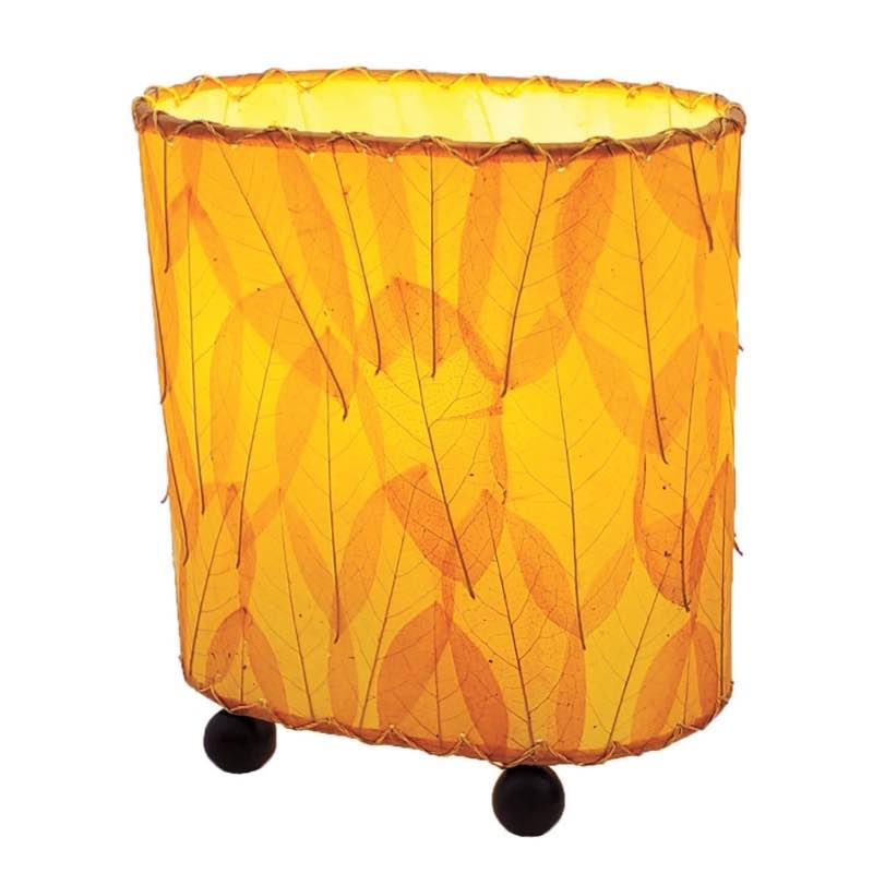 Mini Guyabano Leaf Lamp - Orange